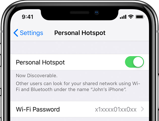 iphone tethering not working